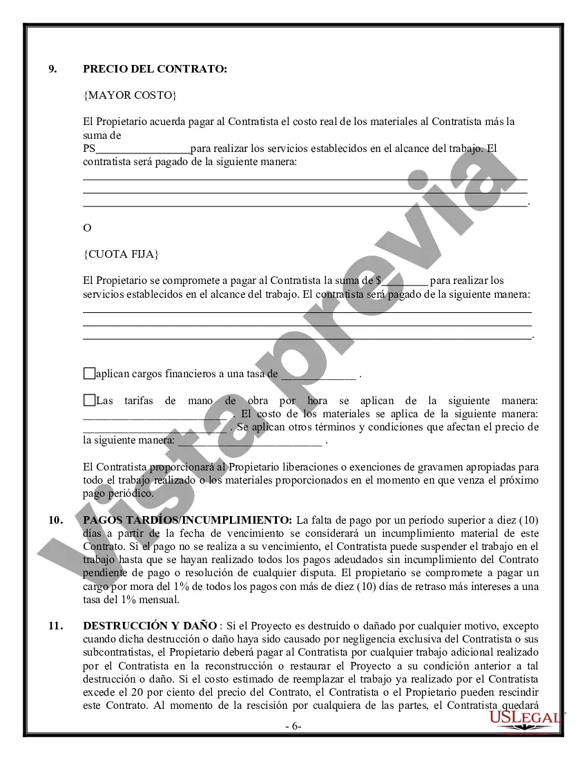 Preview Contrato de Fundación para Contratista