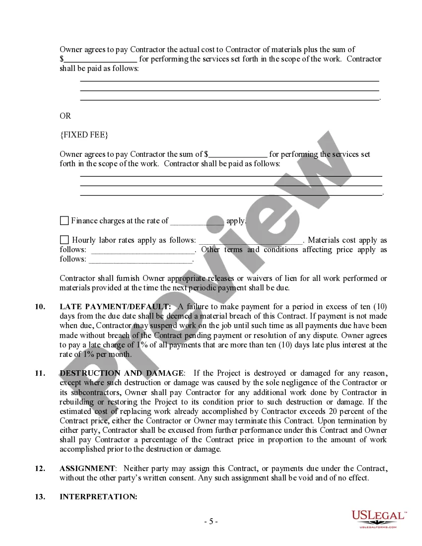 Get Foundation Contract for Contractor Preview Foundation Contract for Contractor