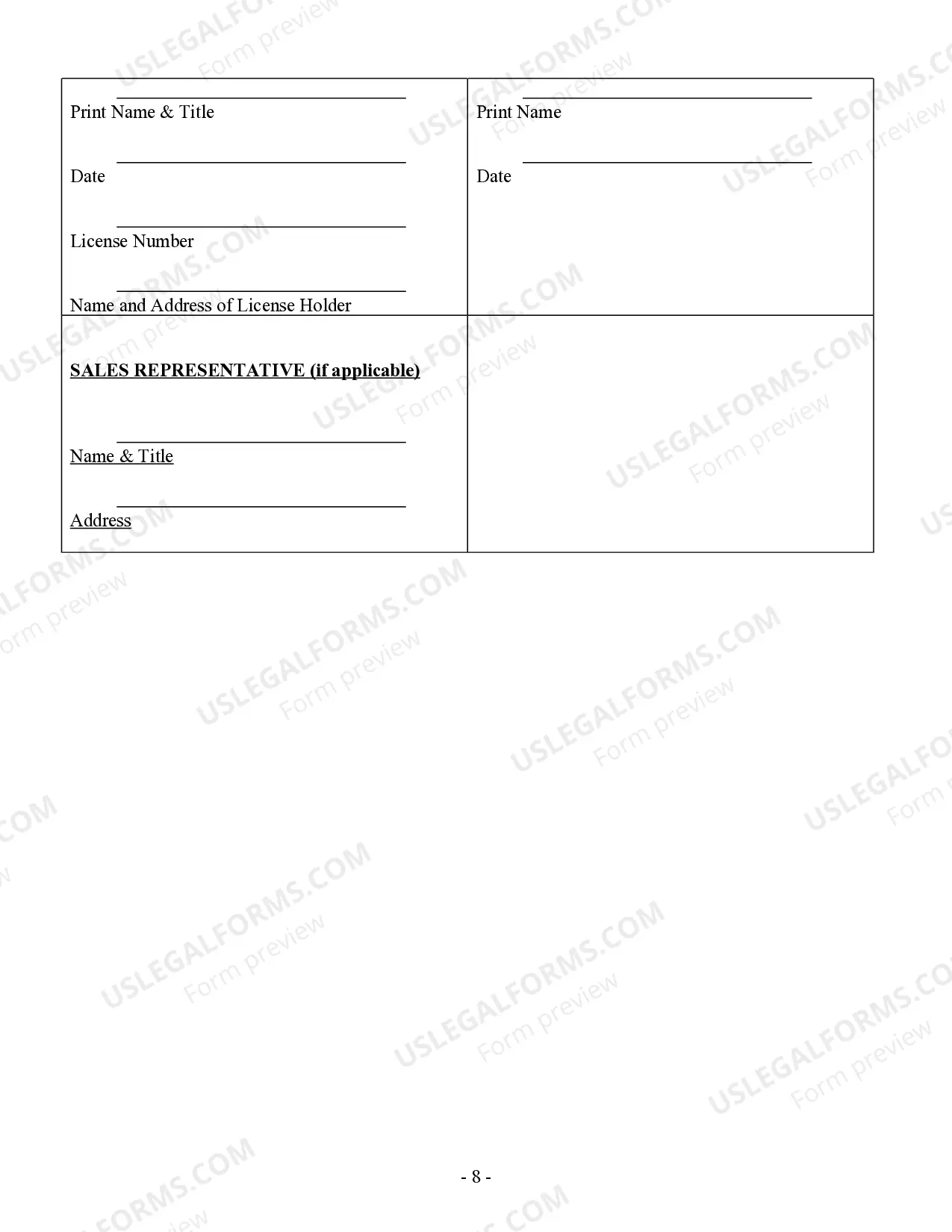Preview Plumbing Contract for Contractor