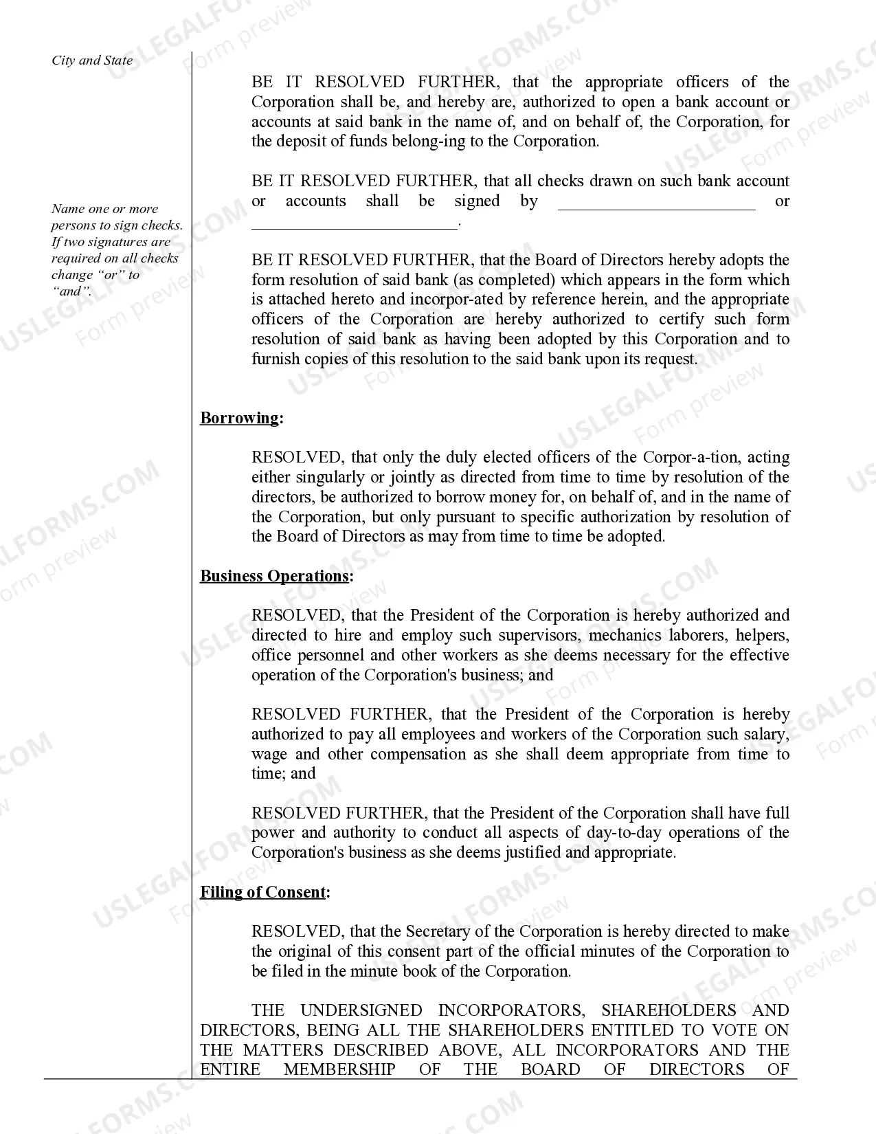 Preview Corporate Records Maintenance Package for Existing Corporations