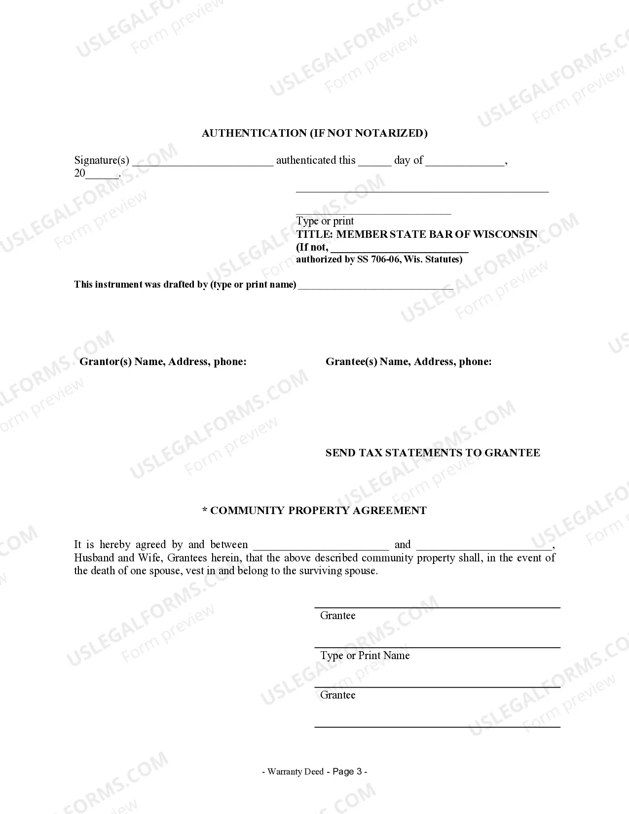 Preview Warranty Deed from Corporation to Husband and Wife