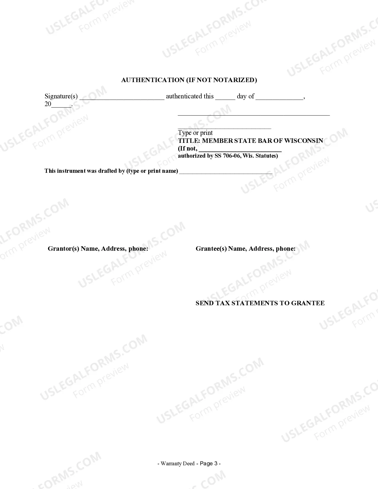 Preview Warranty Deed from Husband and Wife to an Individual