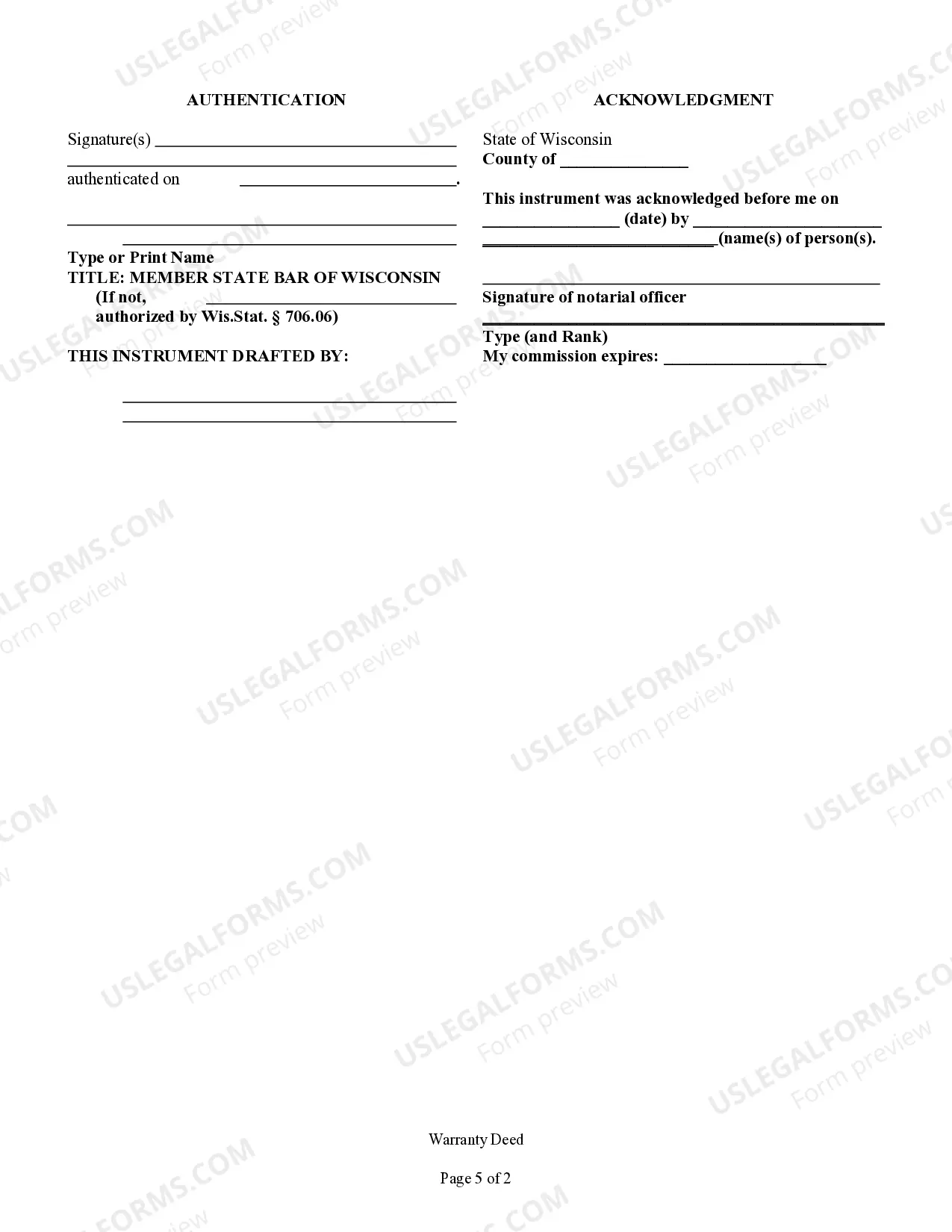 Preview Warranty Deed - Two Grantors to Three Grantees as Joint Tenants