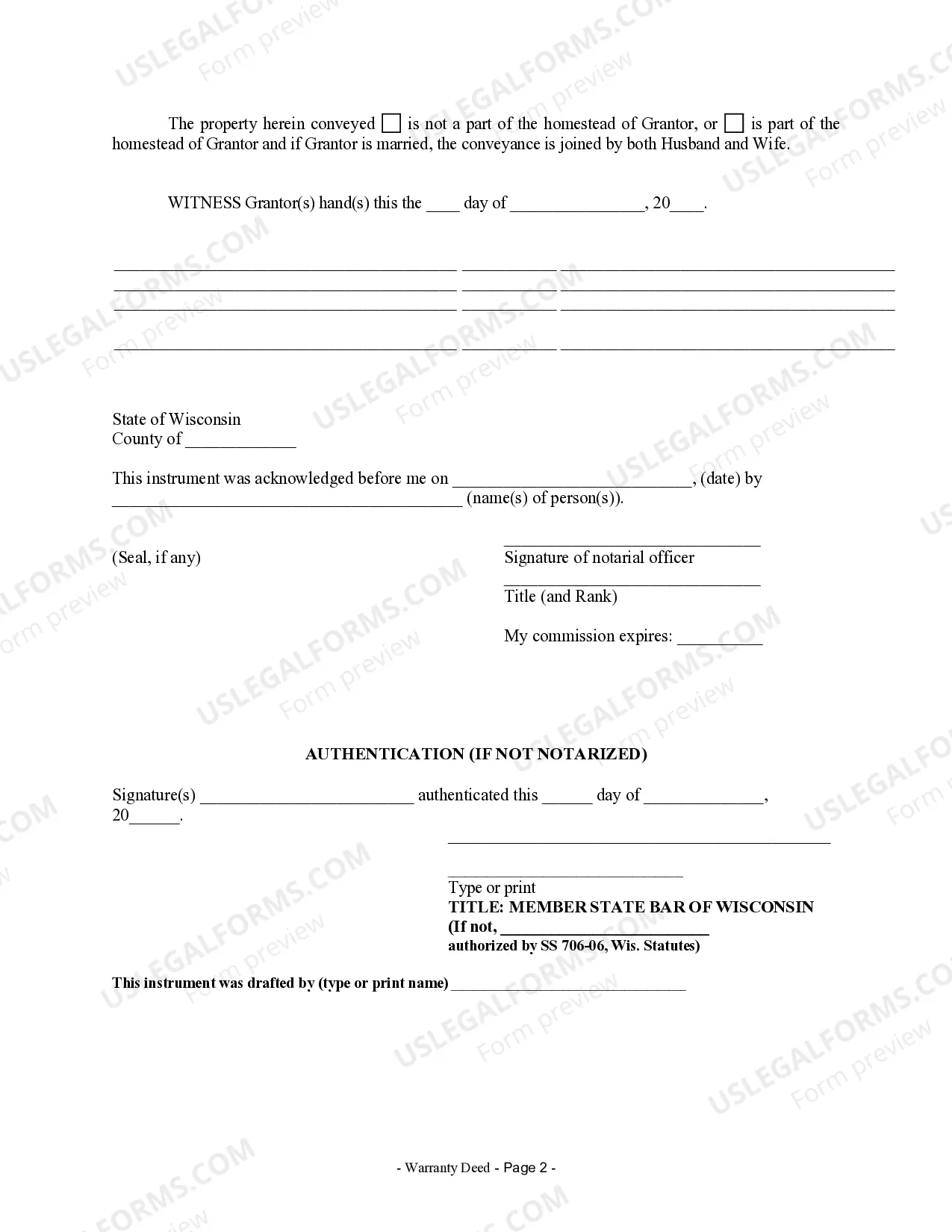 Preview Warranty Deed from Individual to Individual
