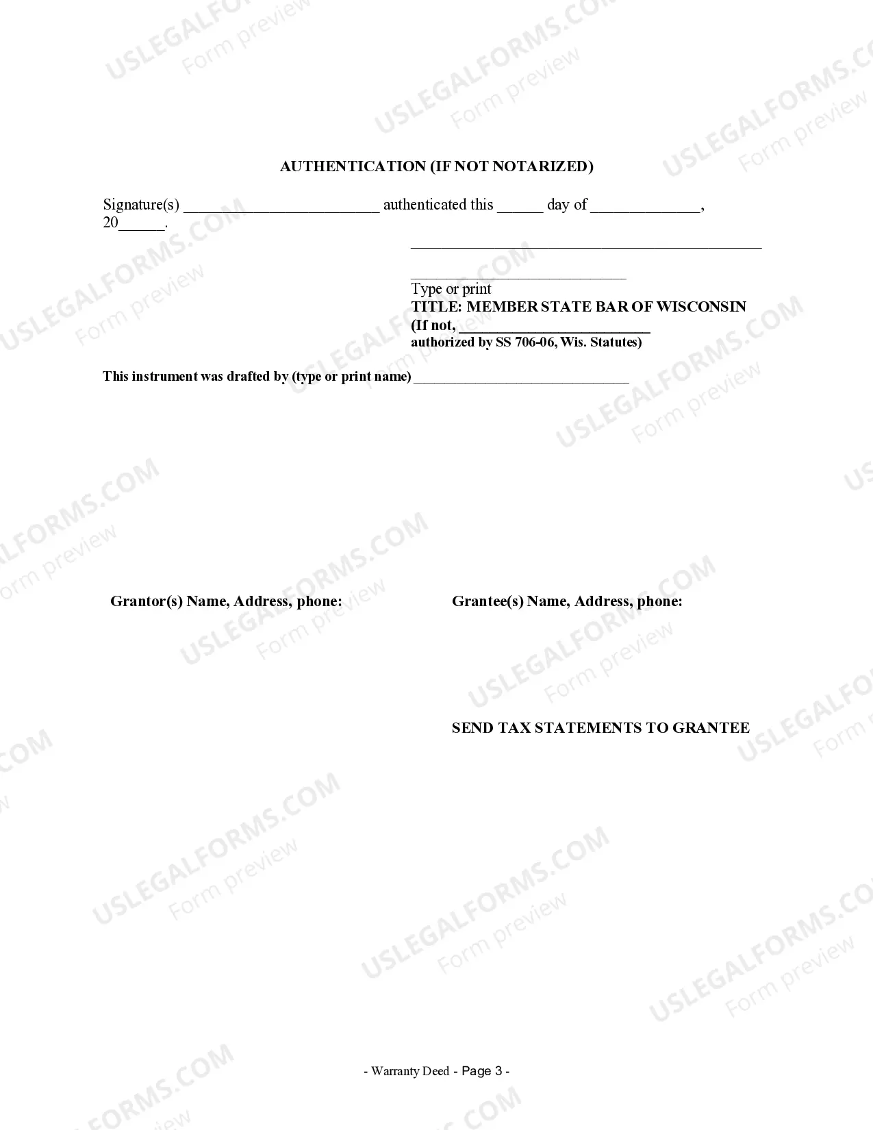 Preview Warranty Deed from two Individuals to LLC