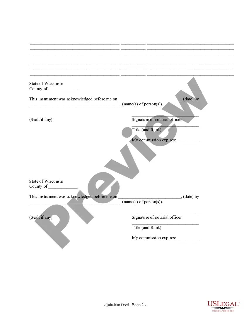 Get Quitclaim Deed from Husband and Wife to Corporation Preview Quitclaim Deed from Husband and Wife to Corporation
