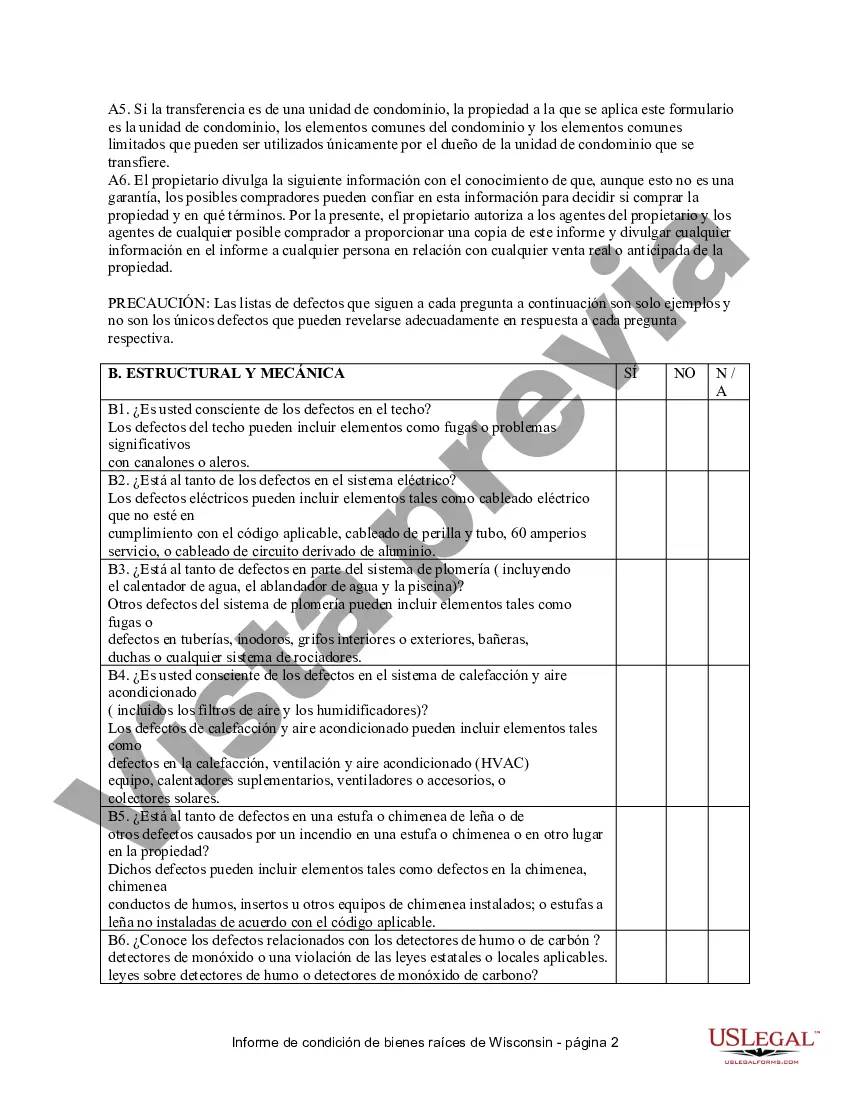 Preview Declaración de Divulgación de Ventas de Bienes Raíces Residenciales