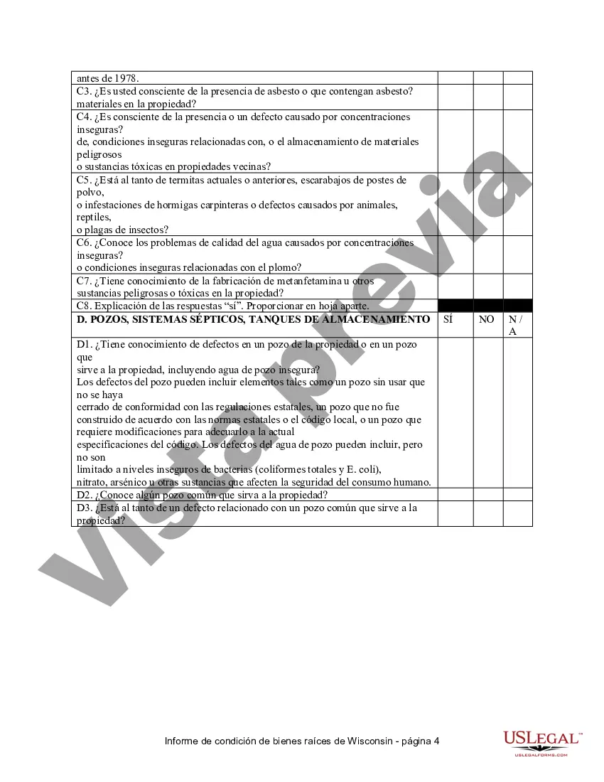 Preview Declaración de Divulgación de Ventas de Bienes Raíces Residenciales
