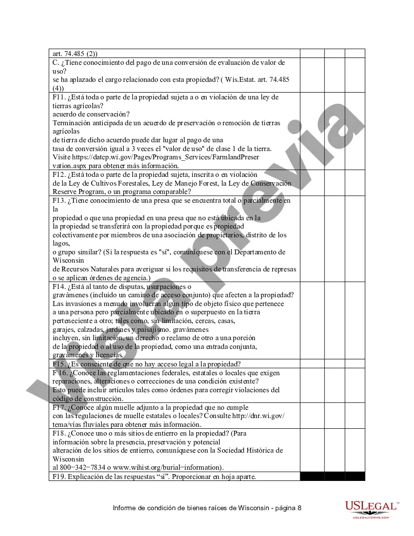 Preview Declaración de Divulgación de Ventas de Bienes Raíces Residenciales