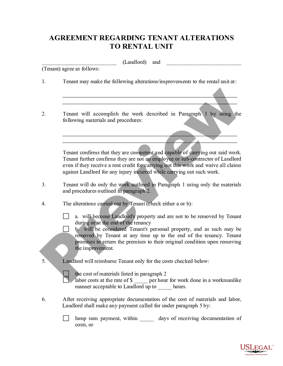 Landlord Allow Tenant Form N12 Us Legal Forms 7872