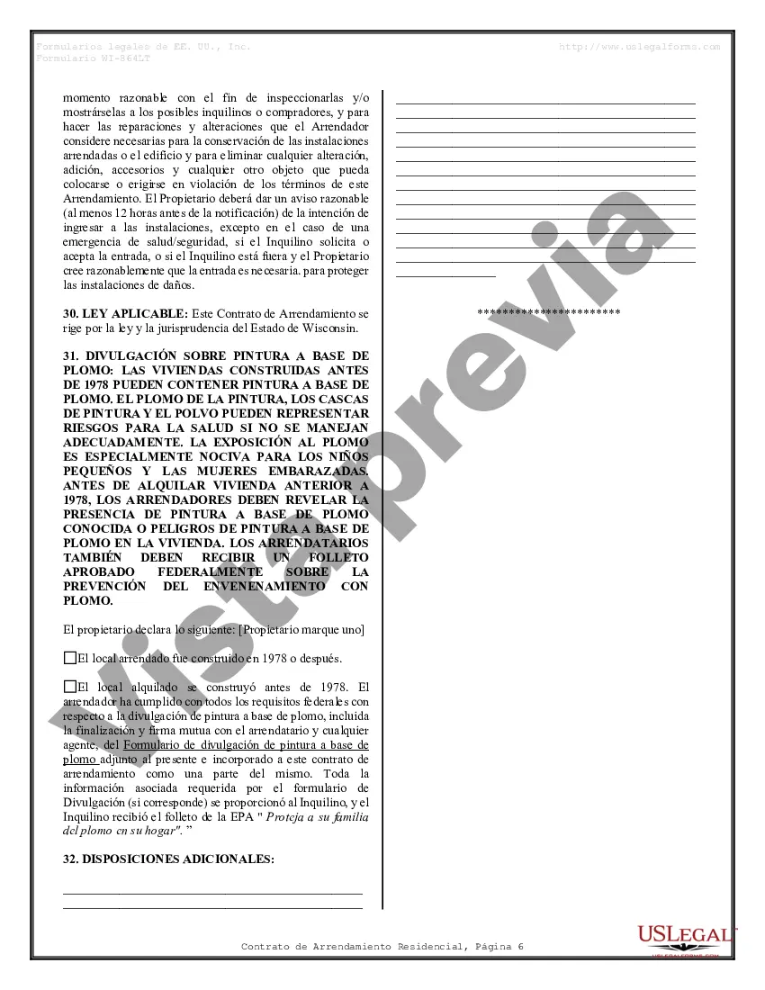 Preview Contrato de arrendamiento de alquiler residencial