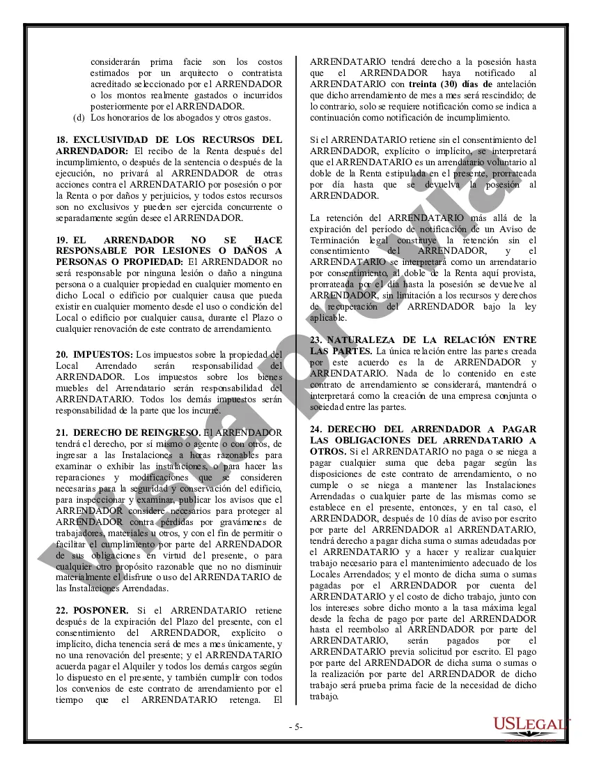 Preview Arrendamiento de edificio o espacio comercial