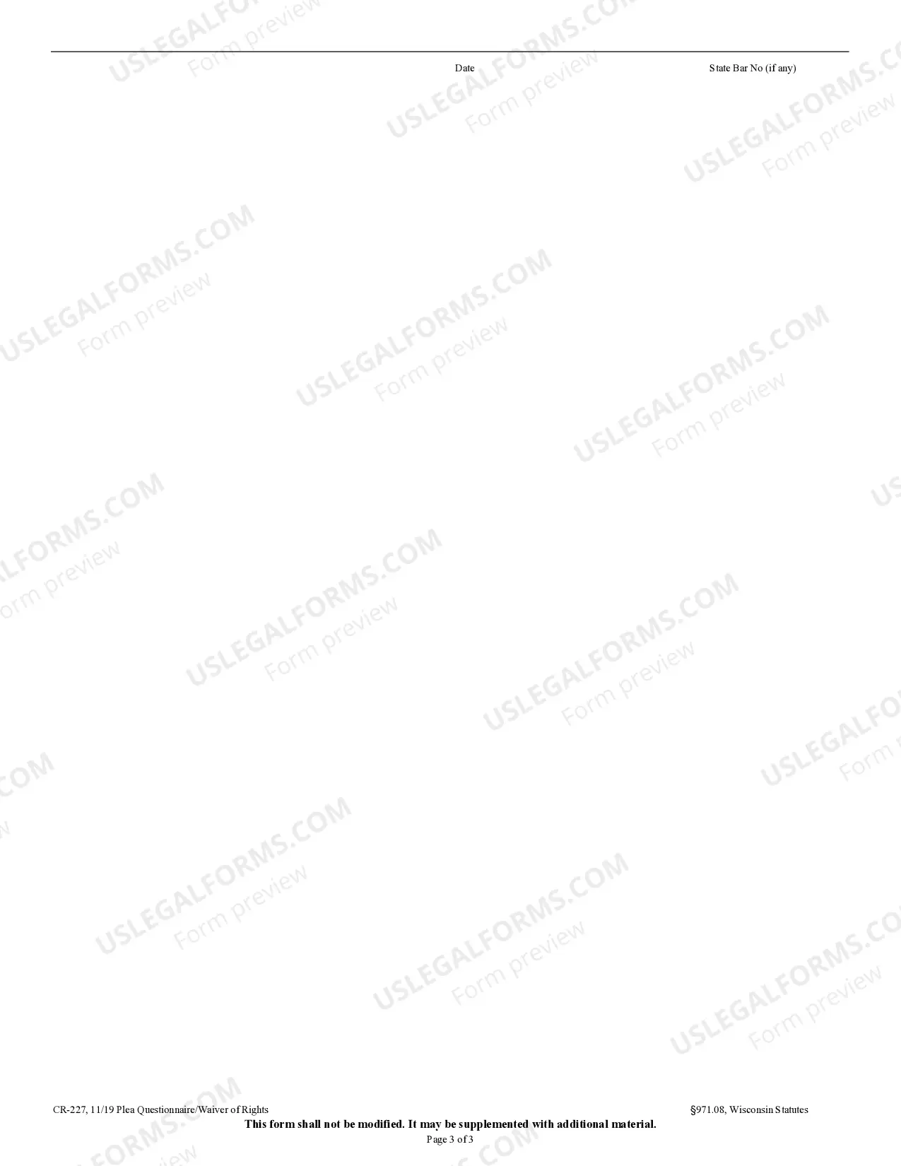 Preview Plea Questionnaire - Waiver of Rights - Appeal Rights