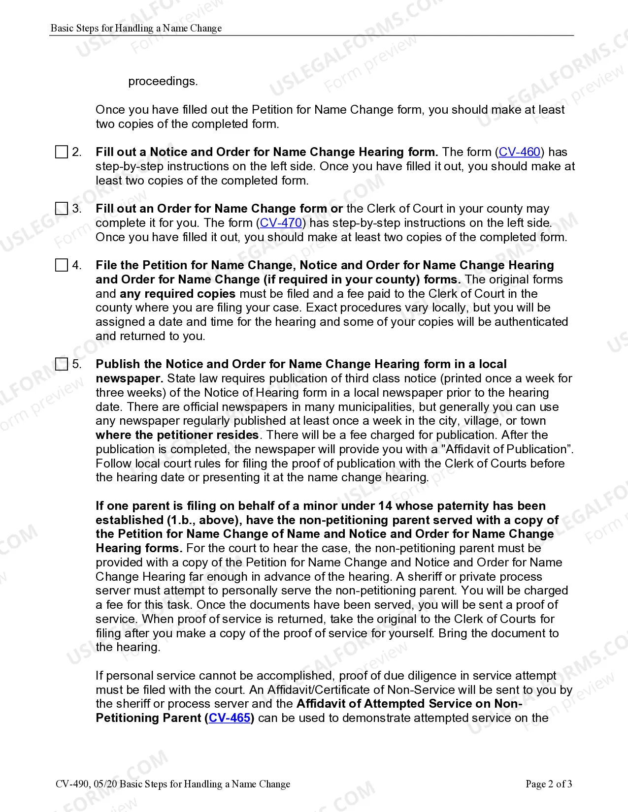 Preview Basic Steps to Handling a Name Change