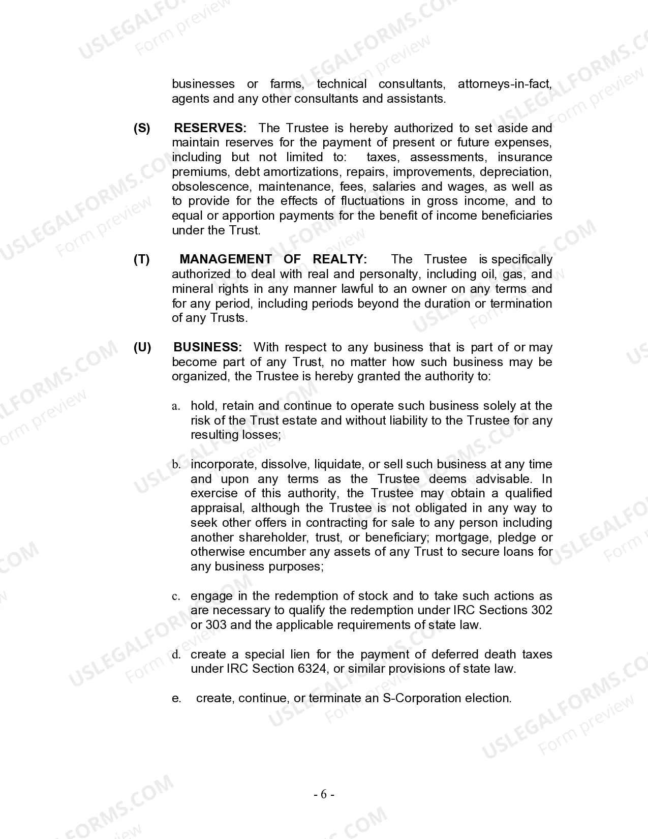 Preview Living Trust for Individual Who is Single, Divorced or Widow or Widower with No Children