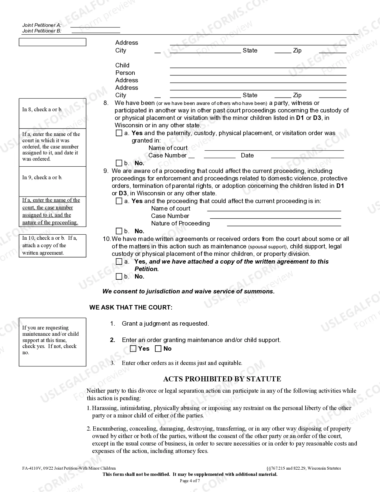 Preview Petition with Children