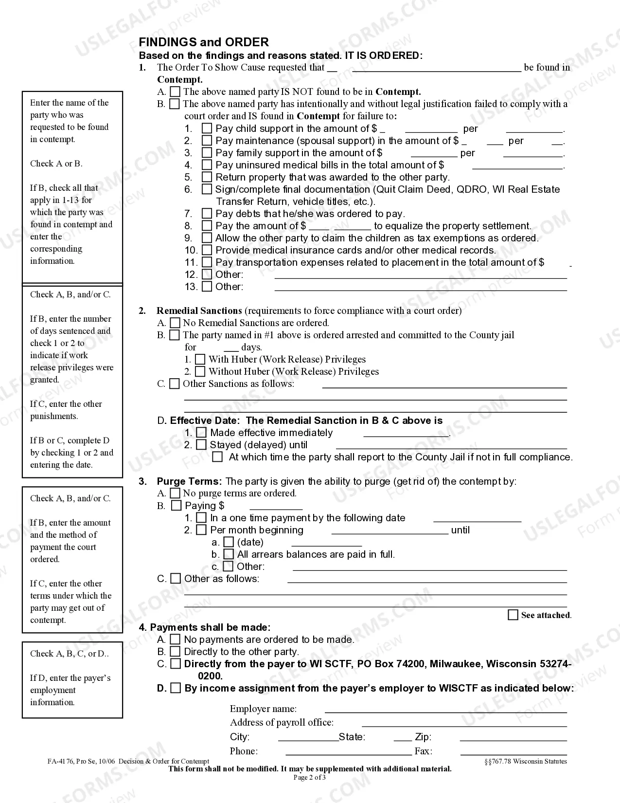 Preview Decision & Order For Contempt