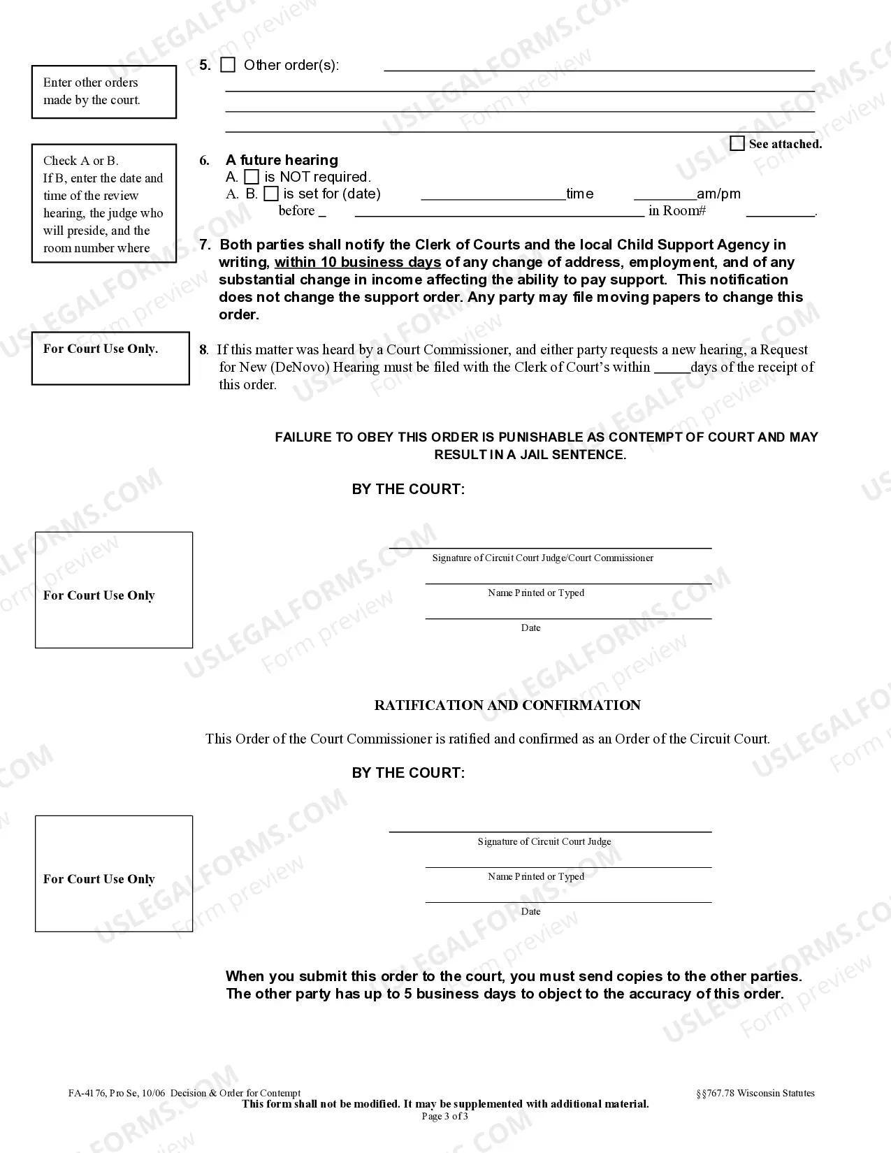 Preview Decision & Order For Contempt