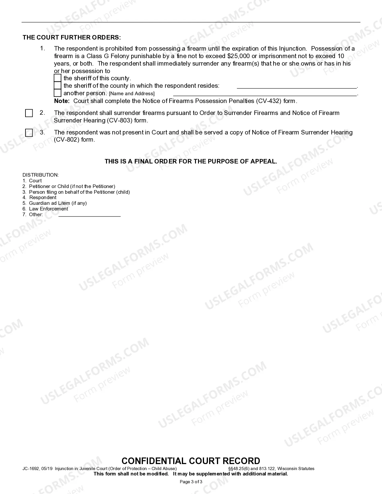 Preview Injunction Child Abuse