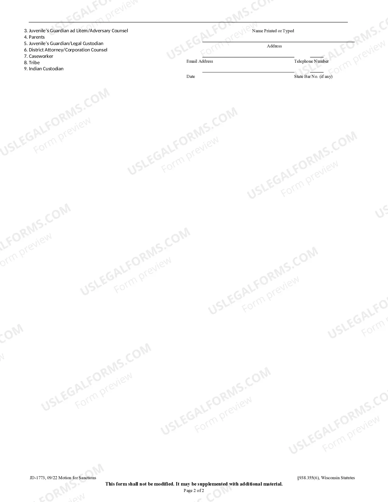 Preview Affidavit and Motion for Sanctions