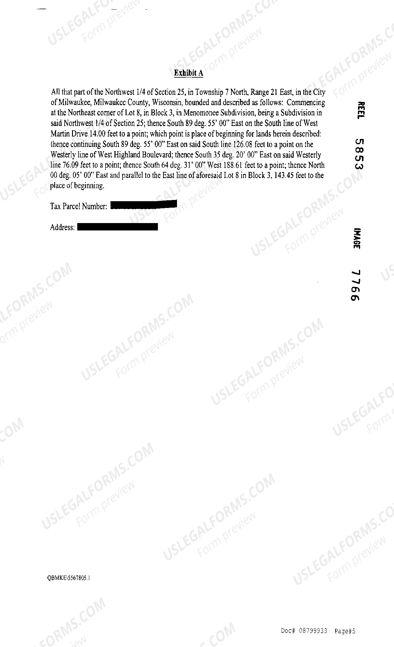 Wisconsin Declaration Of Restrictive Covenant Prohibiting Advertising