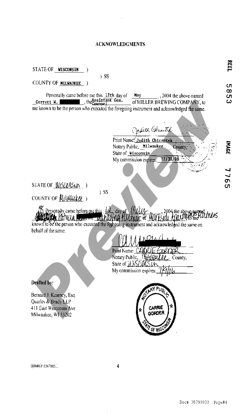 Preview Declaration Of Restrictive Covenant Prohibiting Advertising Displays