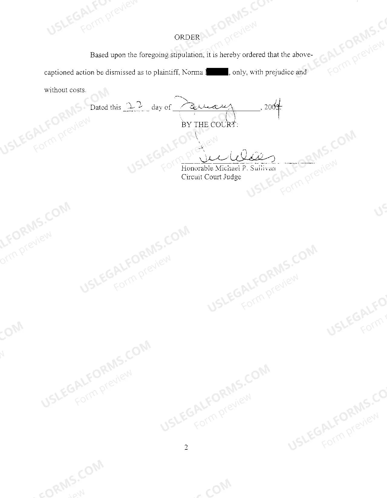 Preview A13 Letter For The Sign Stipulation