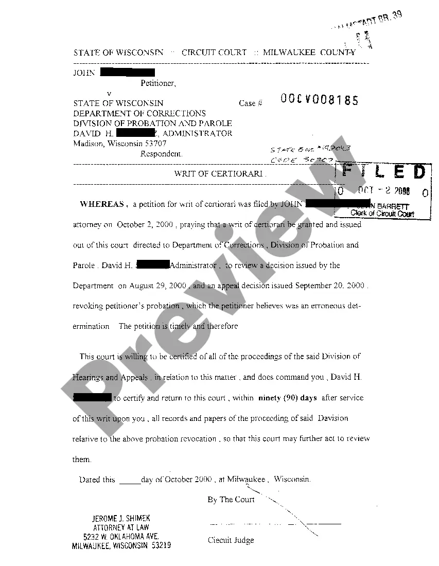 Get A04 Writ Of Certiorari Preview A04 Writ Of Certiorari