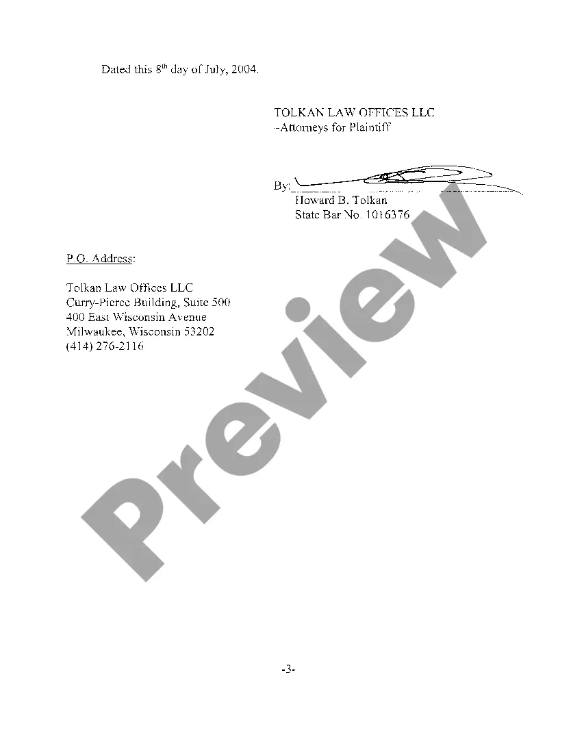 Preview A05 Defendant's Answer