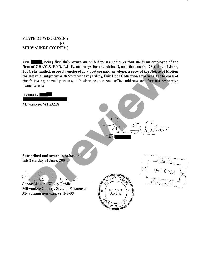 Preview A08 Notice Of Motion For Default Judgment