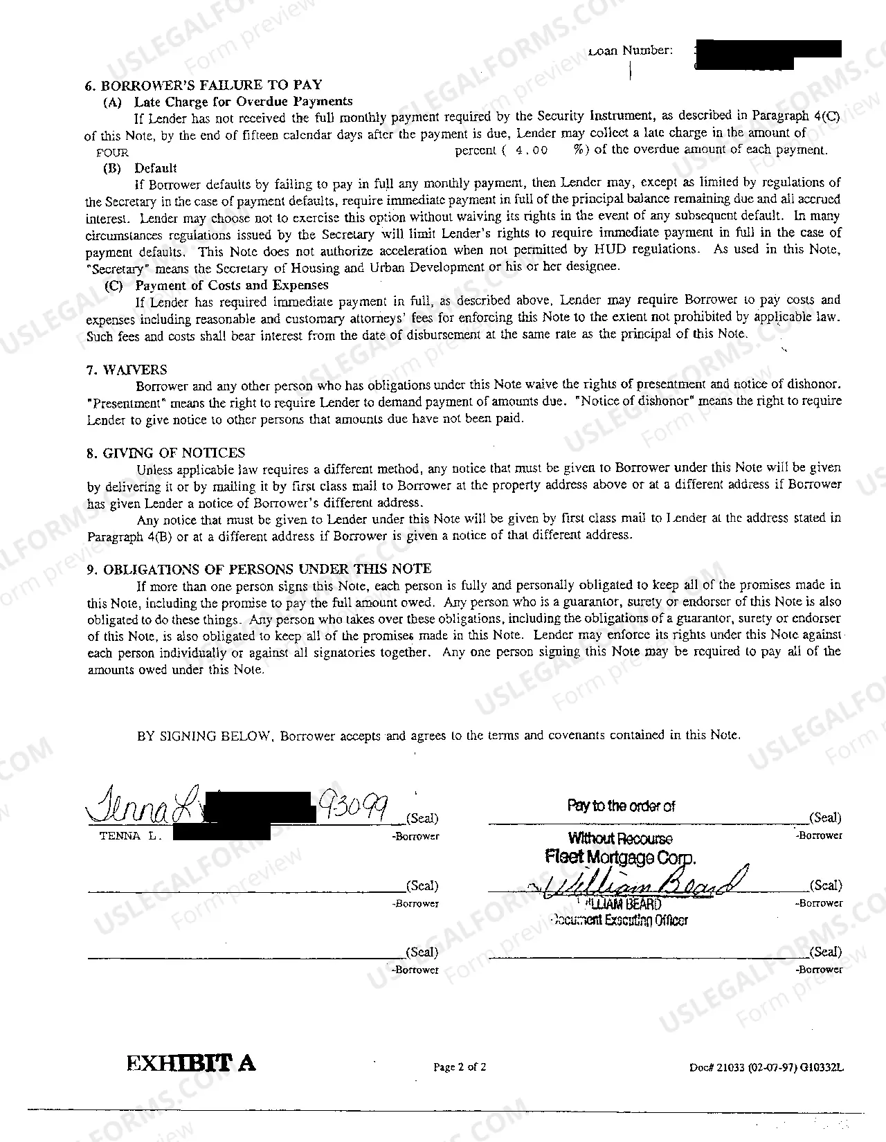 Preview A02 Promissory Note