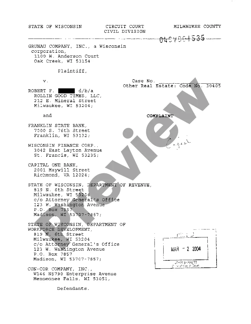 Preview A06 Answer And Affirmative Defenses Of Defendant