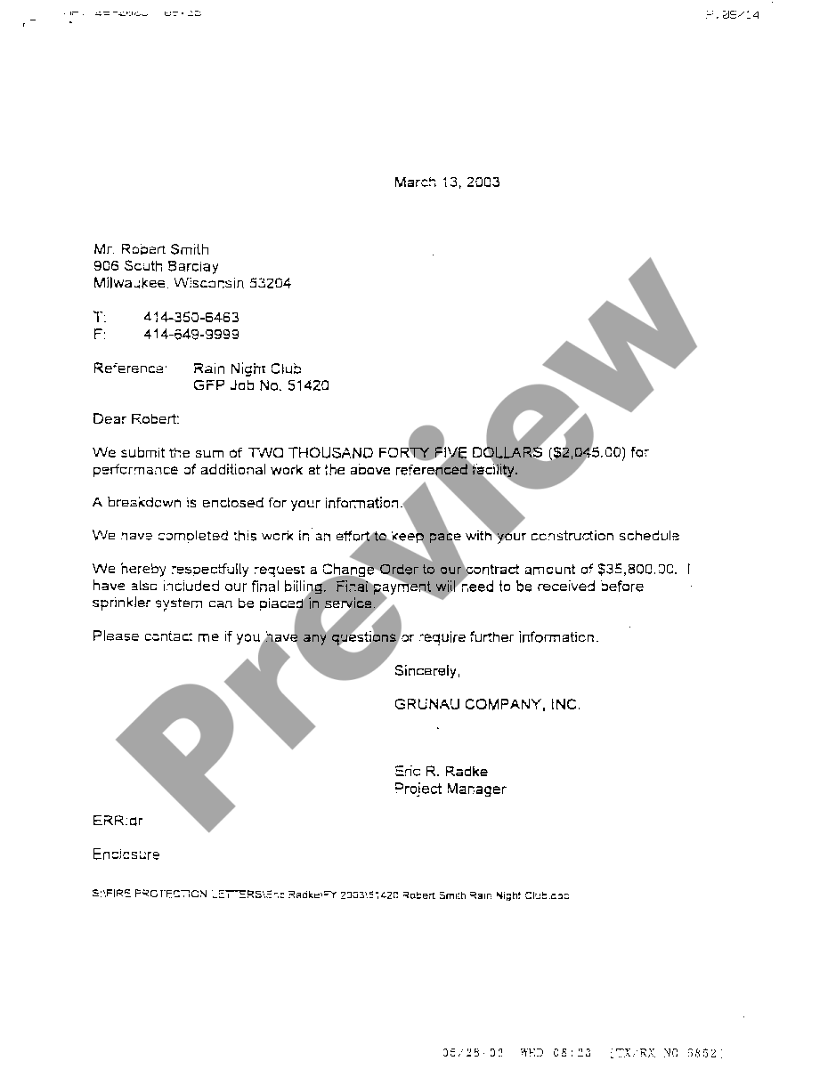 page 5 A04 Notice Of Intention To File Claim For Lien preview