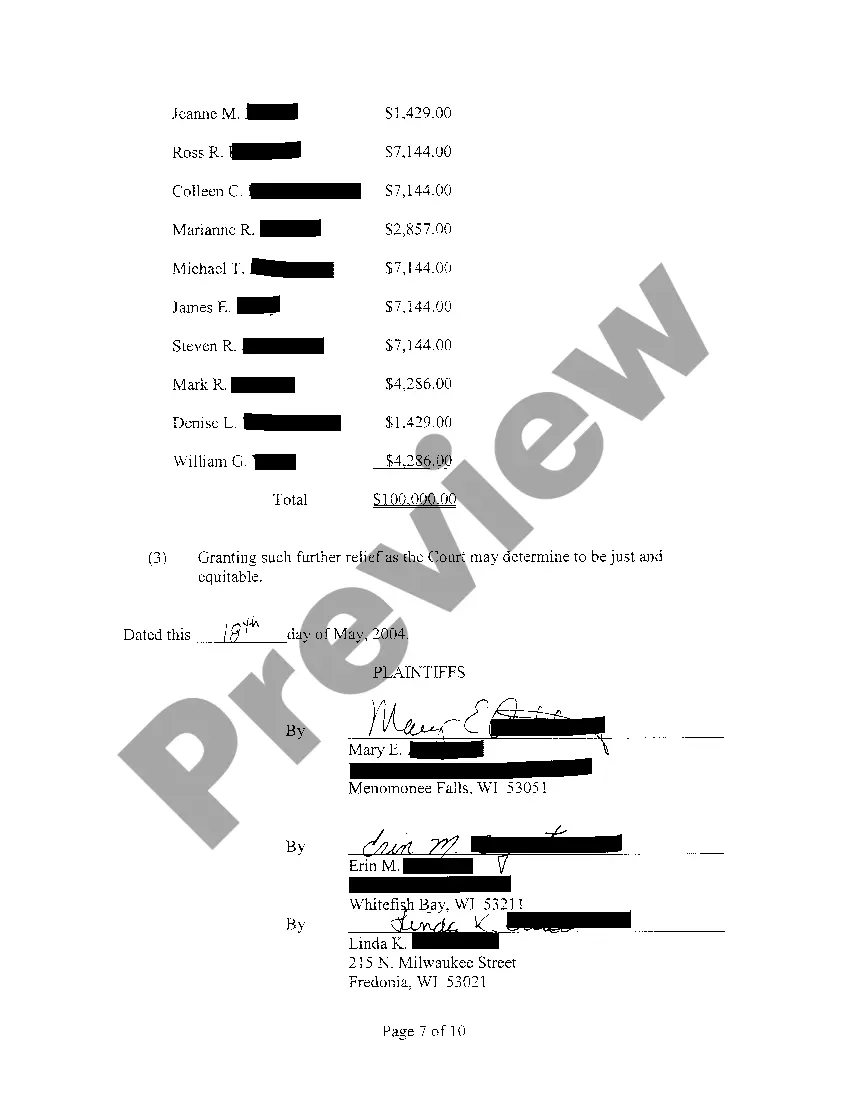 Get A01 Complaint to Have Lottery Prize Paid to Several Plaintiffs Preview A01 Complaint to Have Lottery Prize Paid to Several Plaintiffs