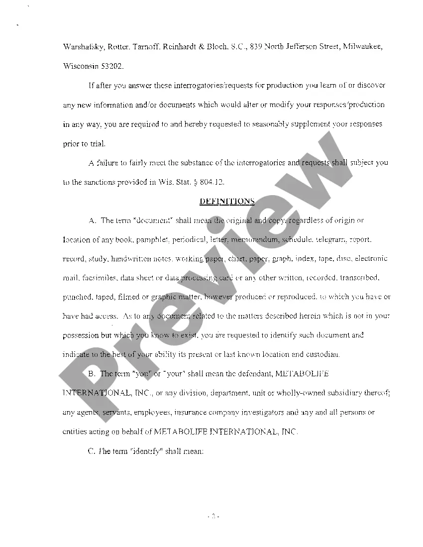 Get A04 Plaintiff's First Set Of Interrogatories And Request For Production Of Documents Preview A04 Plaintiff's First Set Of Interrogatories And Request For Production Of Documents