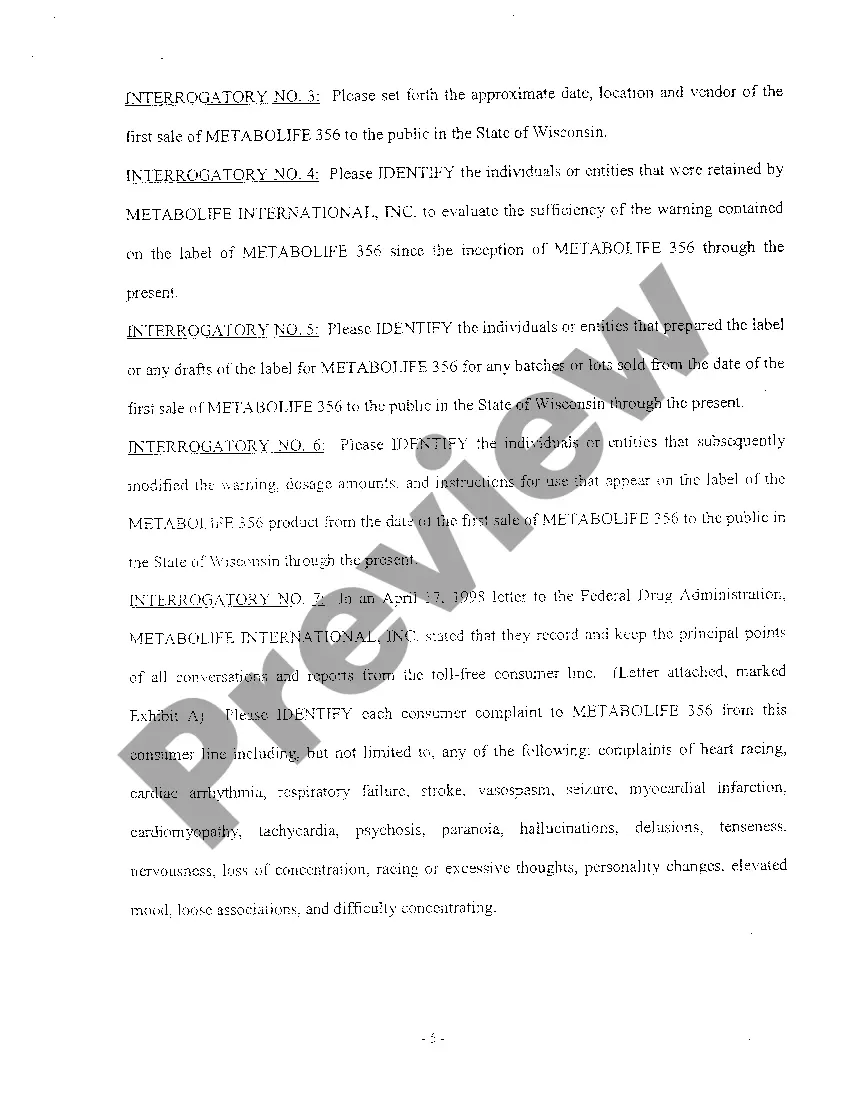 Get A04 Plaintiff's First Set Of Interrogatories And Request For Production Of Documents Preview A04 Plaintiff's First Set Of Interrogatories And Request For Production Of Documents