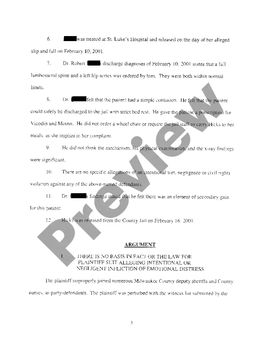 Preview A08 Defendants' Brief In Support Of Motion For Judgment On The Pleadings, And Brief in Support of Motion For Summary Judgment Of Dismissal