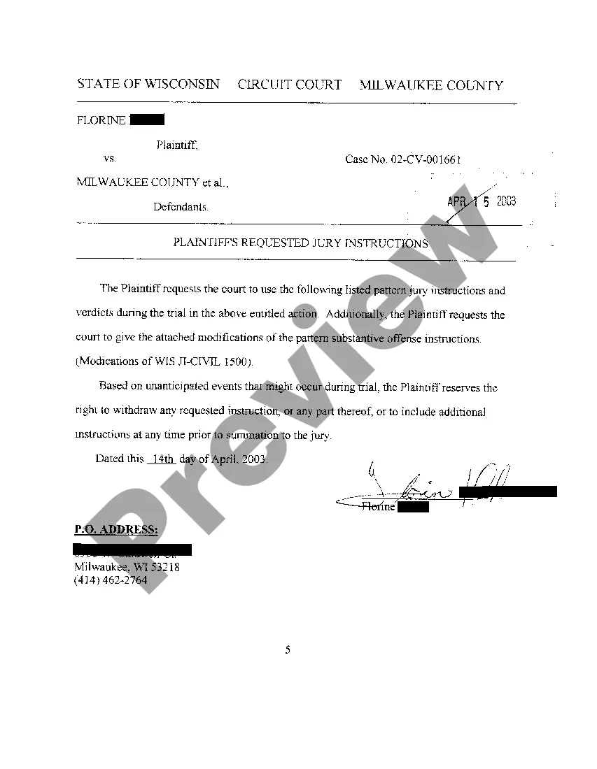 Preview A07 Plaintiff's Witness List