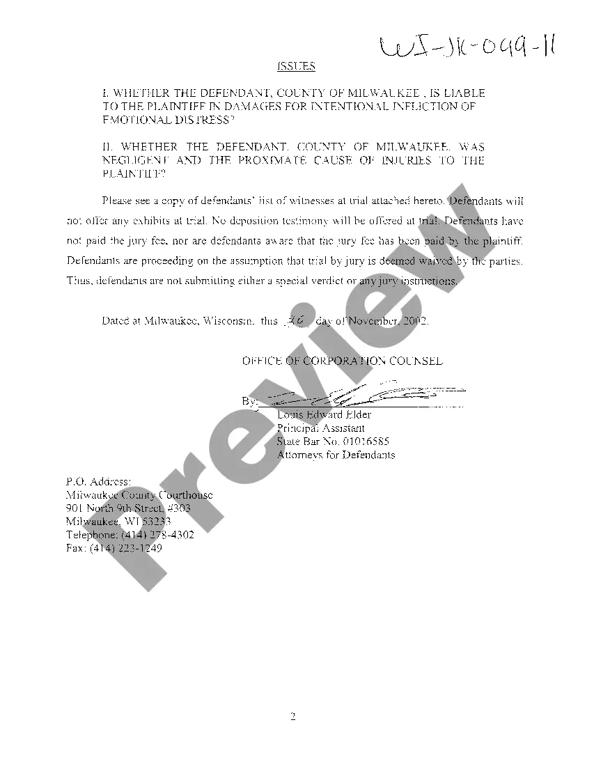 Preview A02 Defendants' Pretrial Report