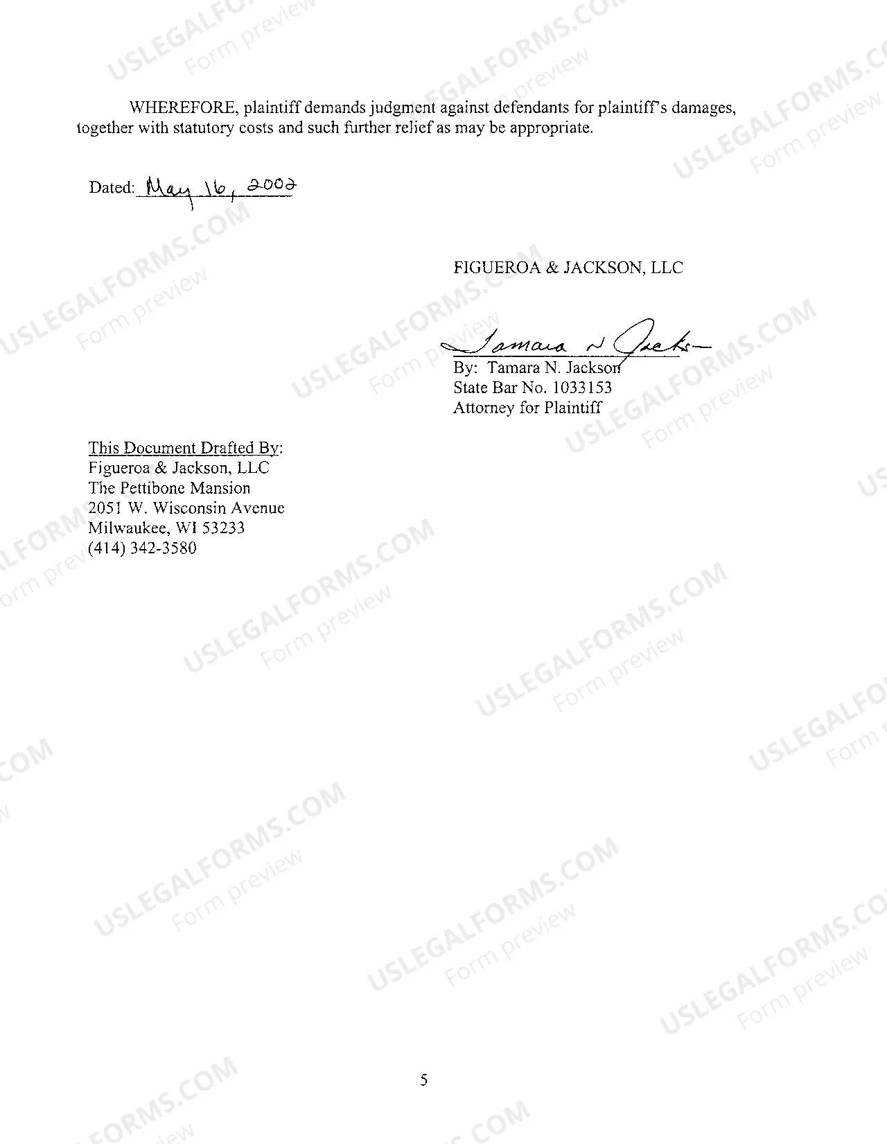 Preview Complaint for Damages after Former Employer Failed to Return Personal Computer