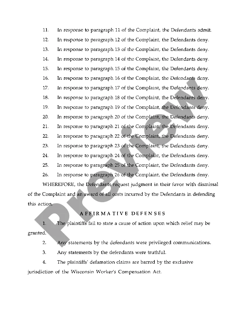 Get A02 Answer And Counterclaims Preview A02 Answer And Counterclaims