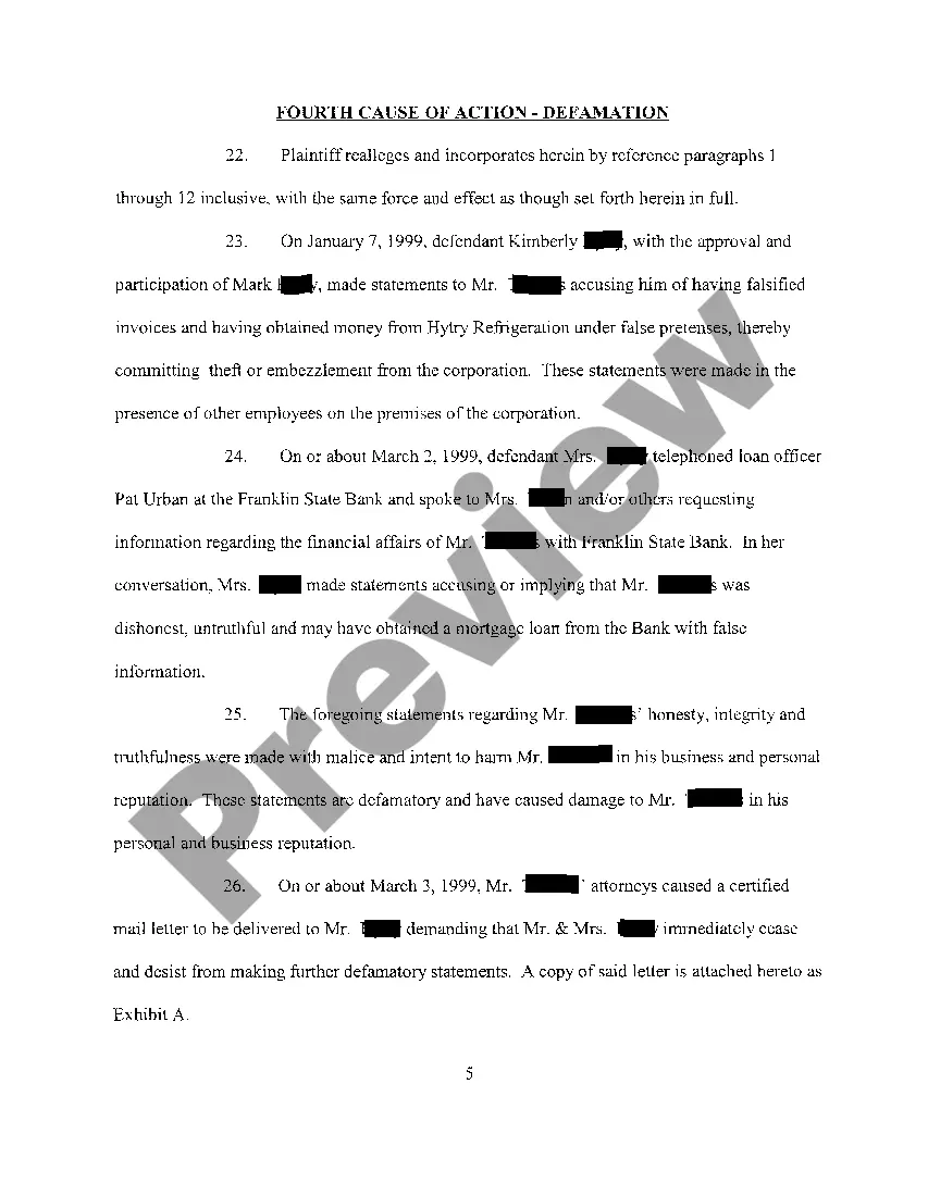 Preview A01 Complaint regarding Nonpayment for Consulting Services Rendered by Self-Employed Independent Contractor