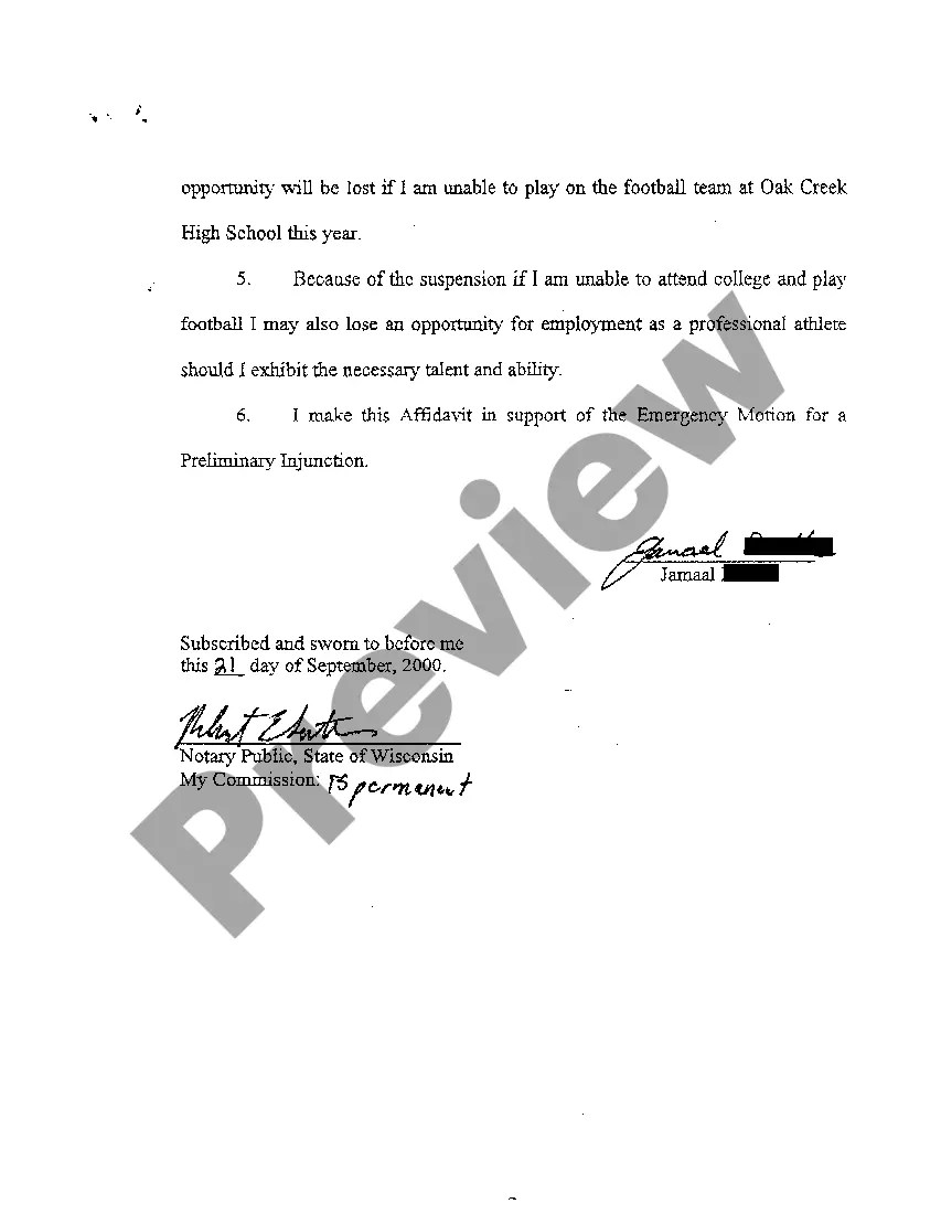Preview A09 Affidavit of Student Plaintiff