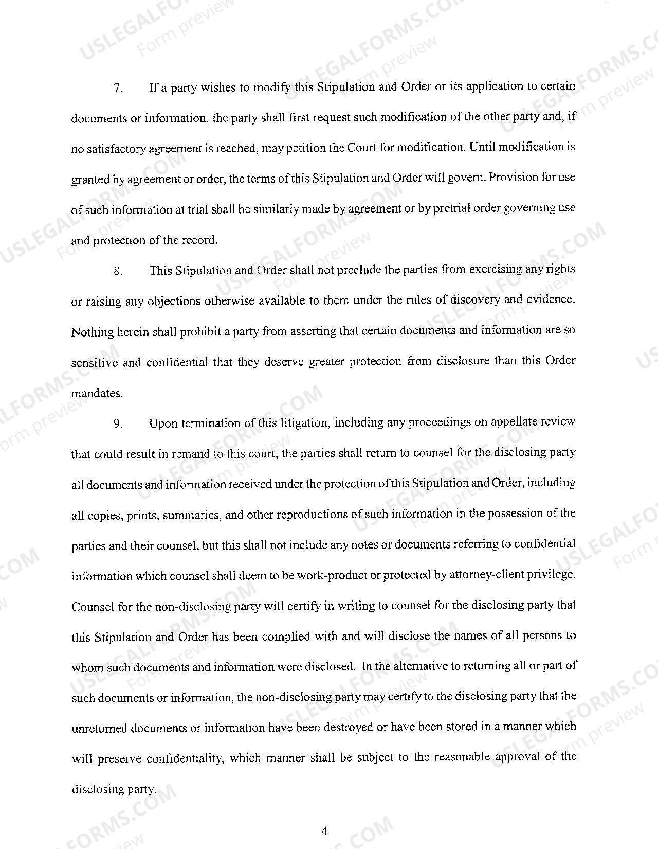 Wisconsin Stipulation And Order Protecting Confidential Information ...