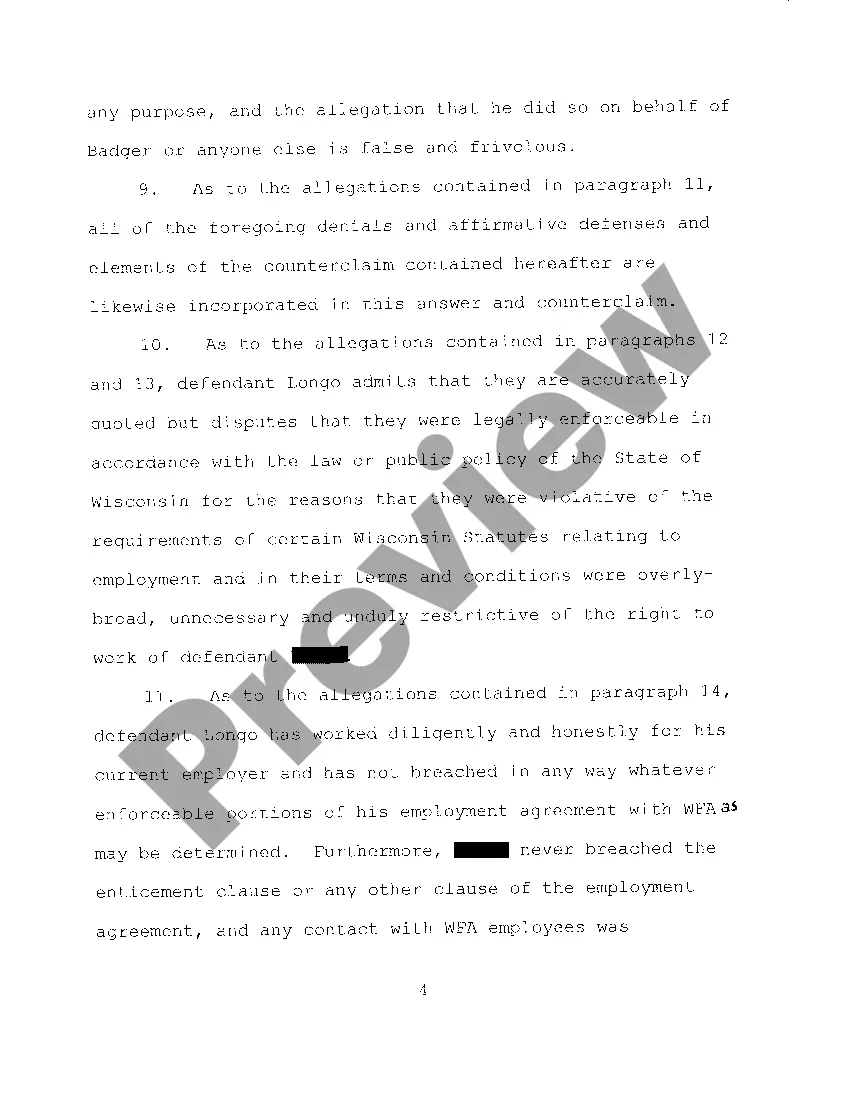 Preview A03 Answer And Counterclaim