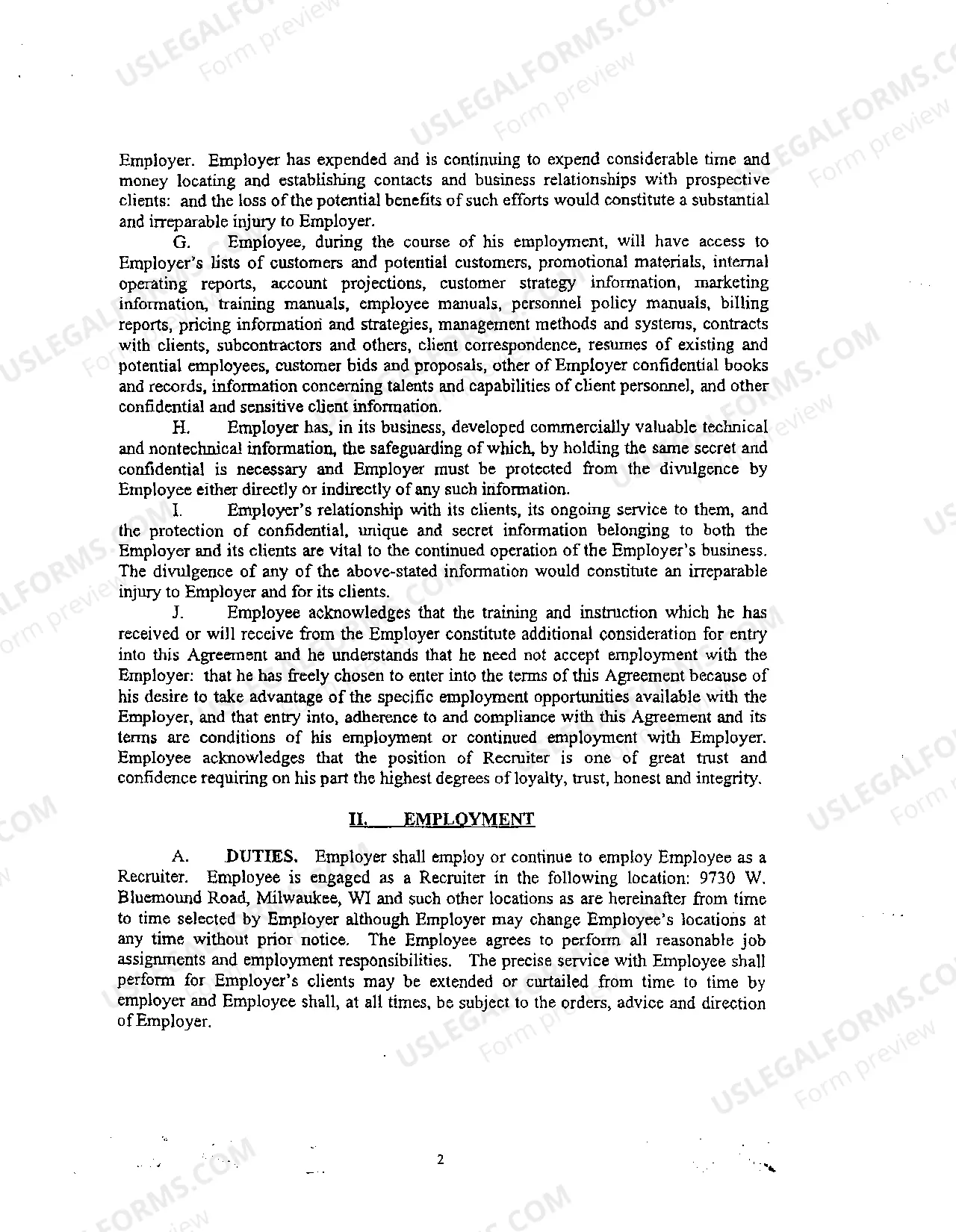 Preview A01 Exhibit A Employment Agreement