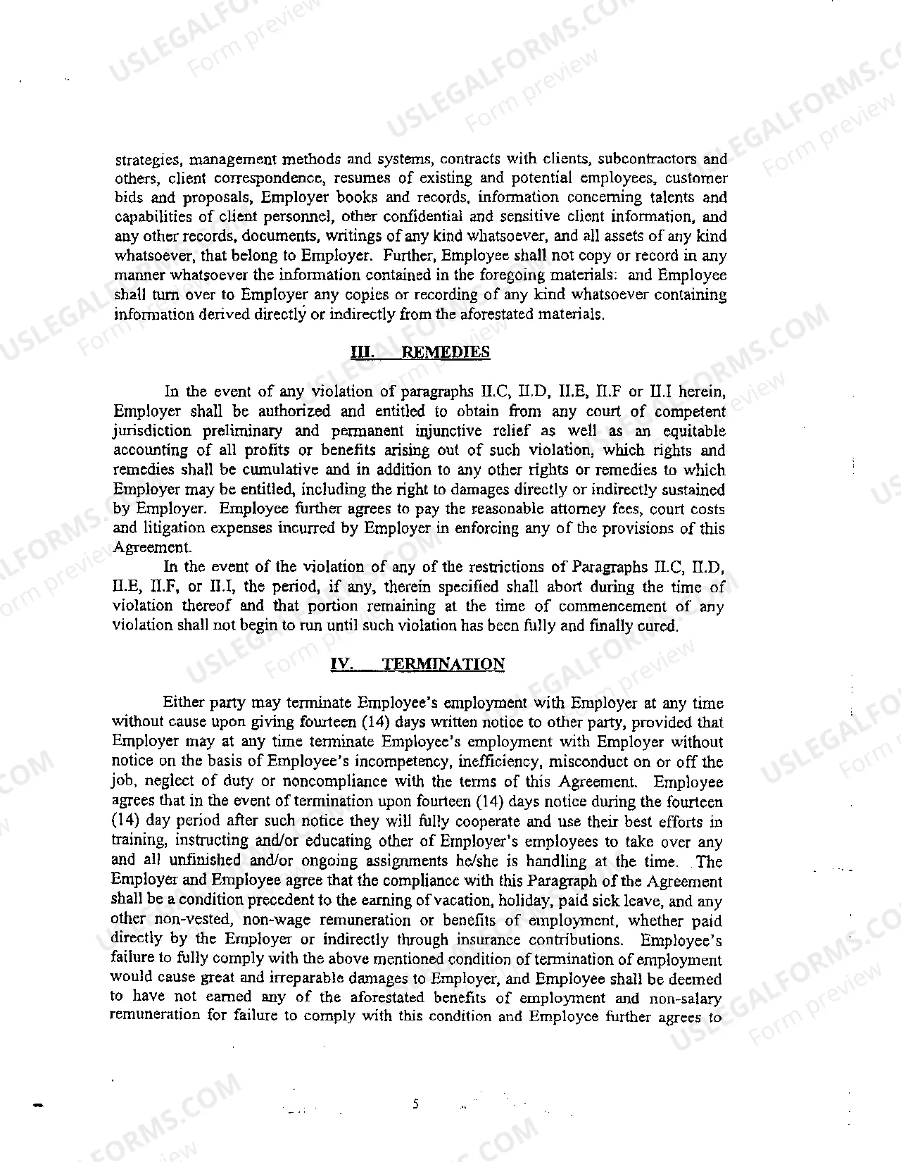 Preview A01 Exhibit A Employment Agreement
