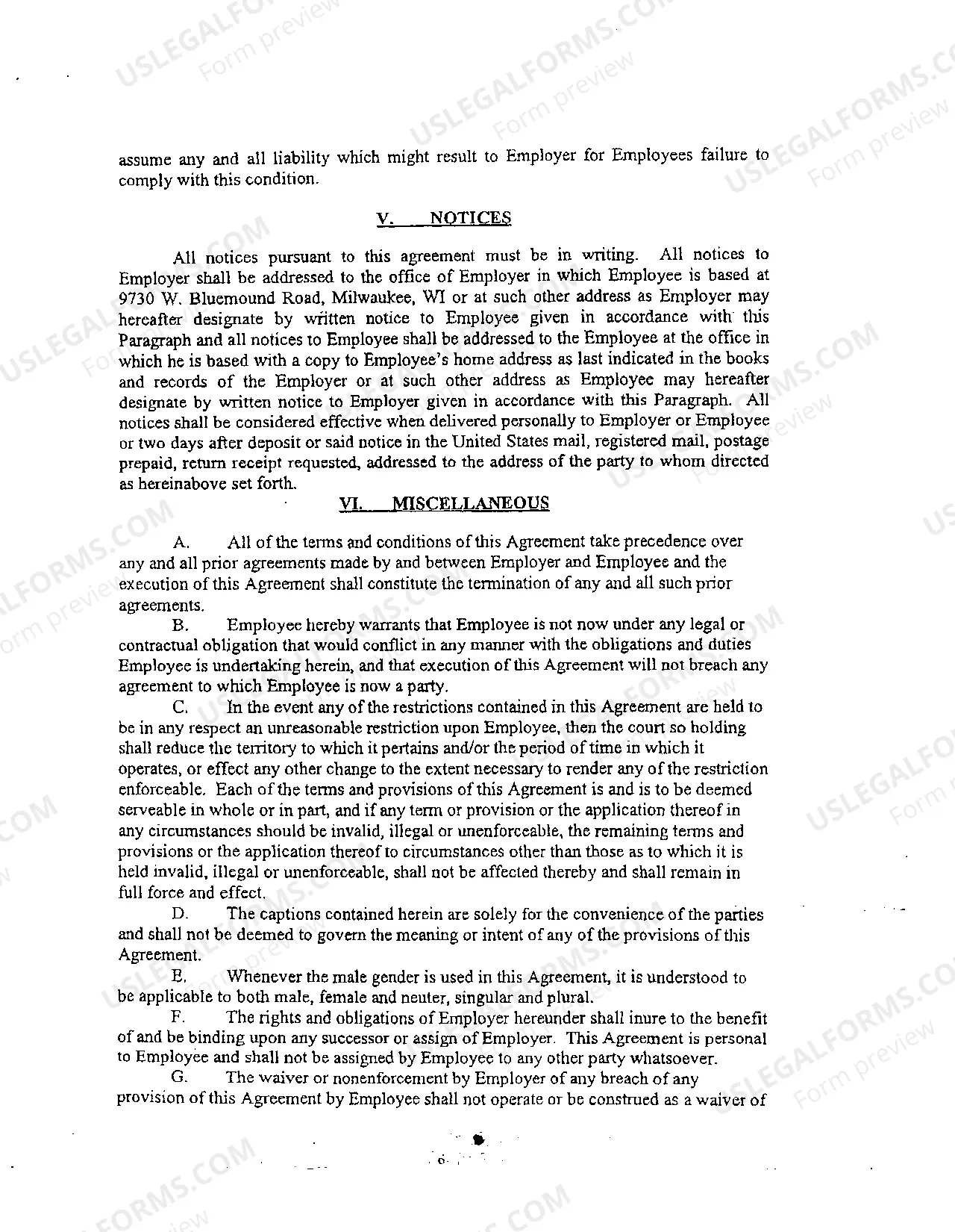 Preview A01 Exhibit A Employment Agreement