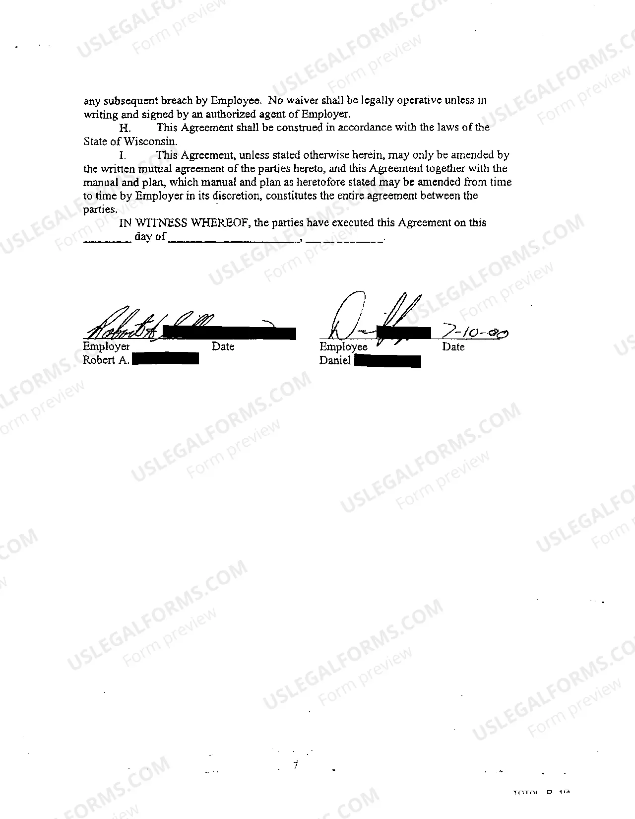 Preview A01 Exhibit A Employment Agreement