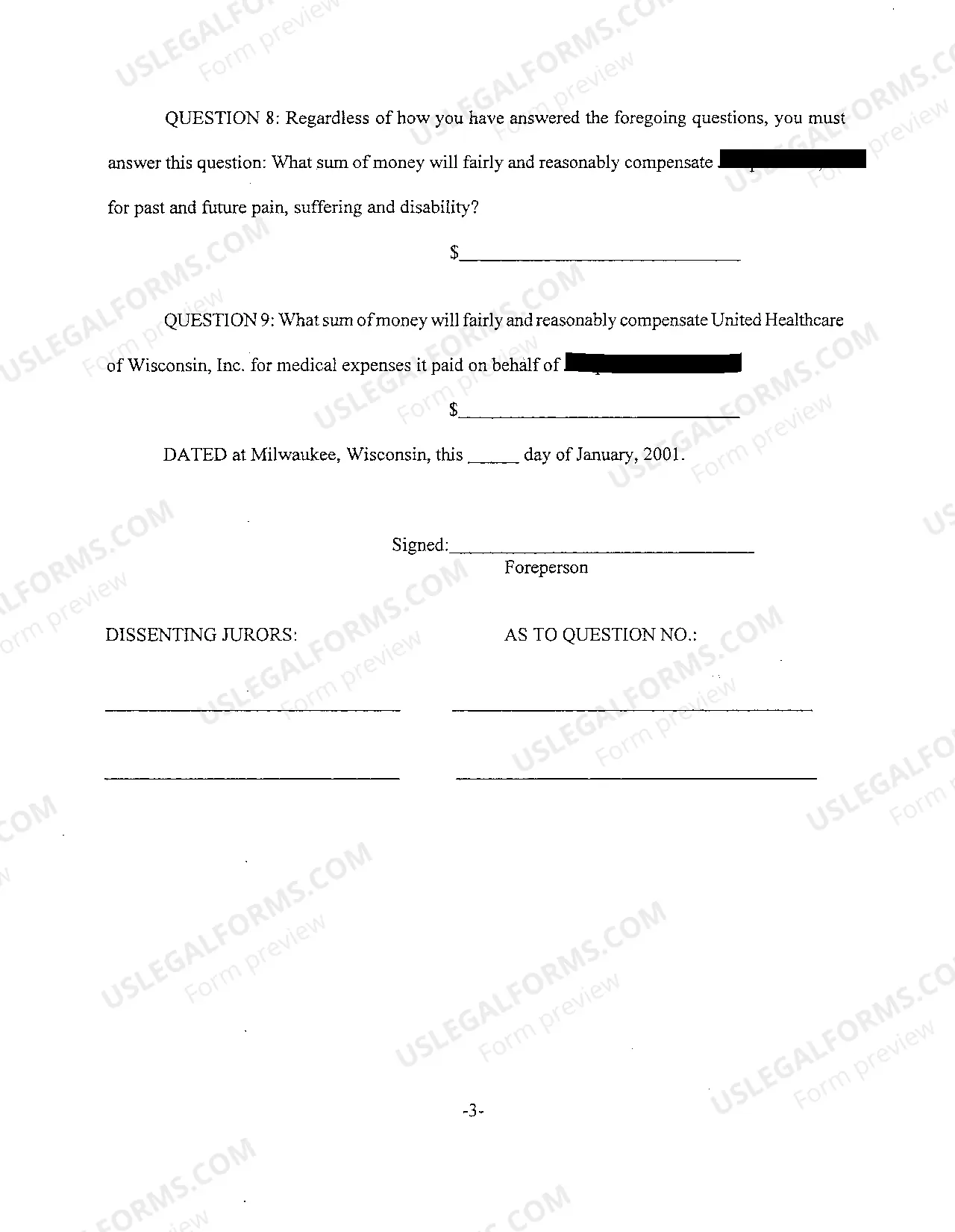 Preview A10 Proposed Special Verdict